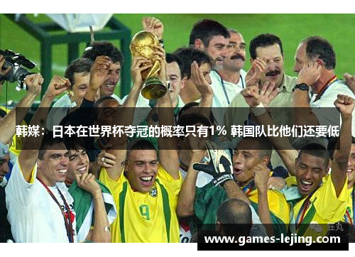 韩媒：日本在世界杯夺冠的概率只有1% 韩国队比他们还要低
